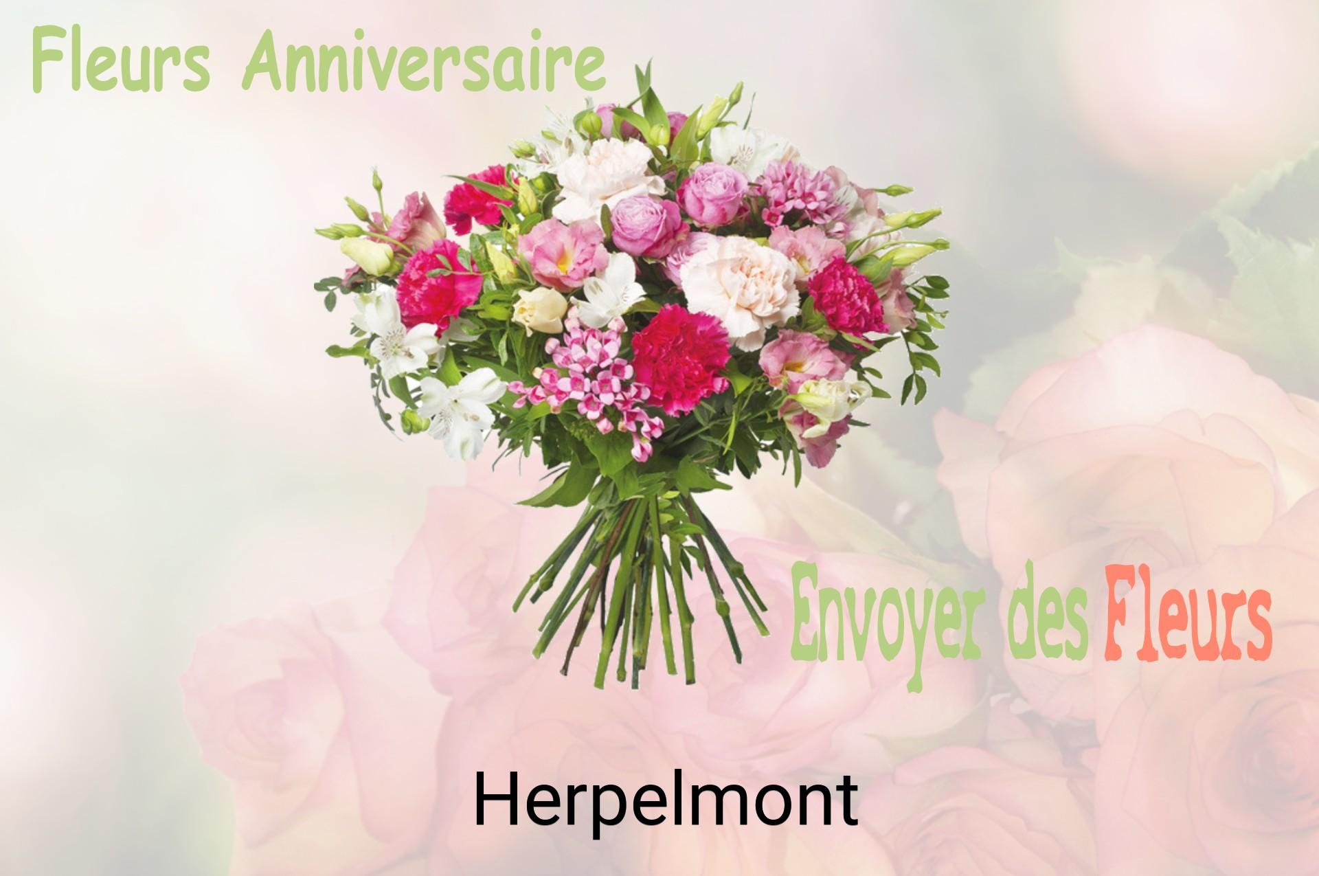 Bouquet de fleurs d’anniversaire livré à Herpelmont